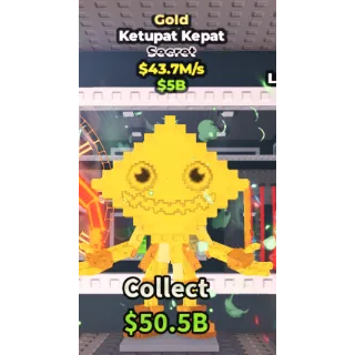 gold ketupat kepat 43.7m/s