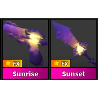 sunrise set