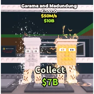 Garama and Madundung 50m/s