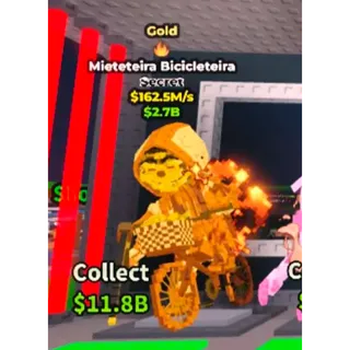 gold mieteteira bicicleteira 162.5m/s