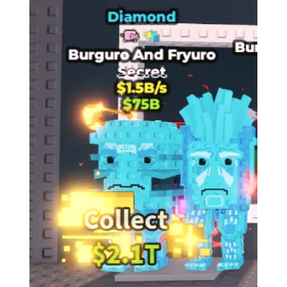 diamond burguro and fryuro 1.5b/s