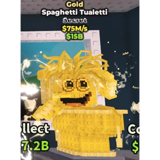 gold spaghetti tualetti
