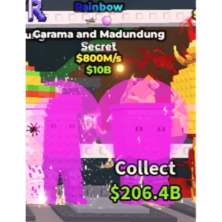 rainbow garama and madundung 800m/s