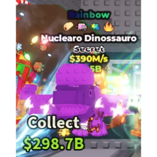rainbow nuclearo dinossauro 390m/s