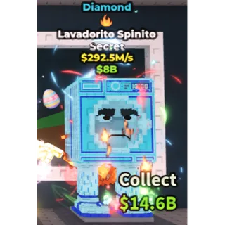 diamond lavadorito spinito 292.5m/s