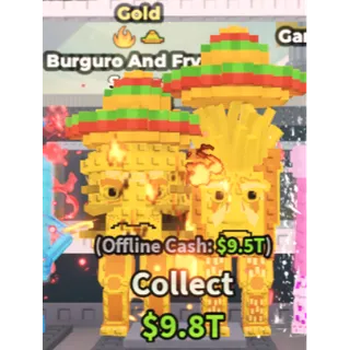 gold burguro and fryuro 1.5b/s