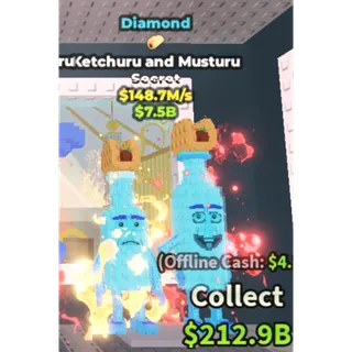 diamond ketchuru and musturu 148.5m/s