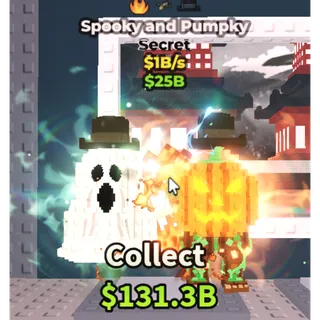 Spooky and pumpky 1b/s