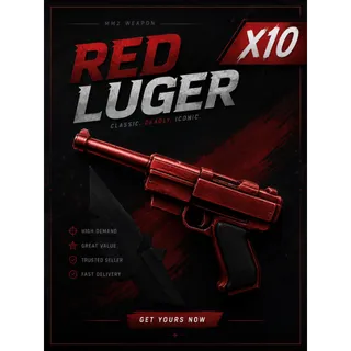 10x red luger