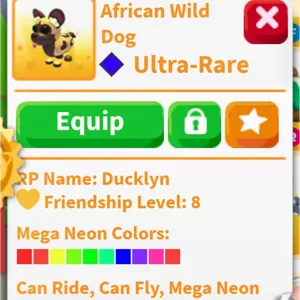 Mega African Wild Dog