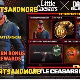 LITTLE CAESARS - Call Of Duty BLACK OPS 6 INSTANT CODE GLOBAL (Read Description)