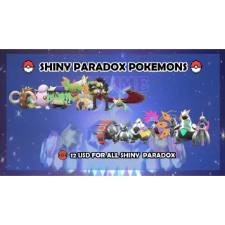 Pokemon Scarlet and Violet Shiny Paradox Pokemons
