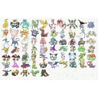 Pokemon Legends Z-A Shiny Alpha Mega Pokemons