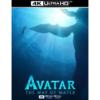 Avatar: The Way of Water MA / Vudu 4k