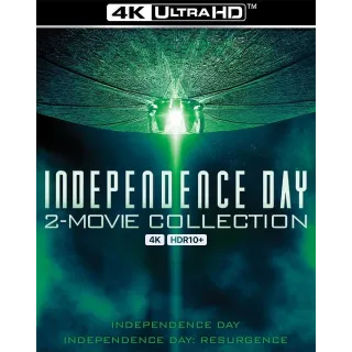 Independence Day 2-Movie Collection Apple TV 4K UHD (ports to Movies Anywhere)