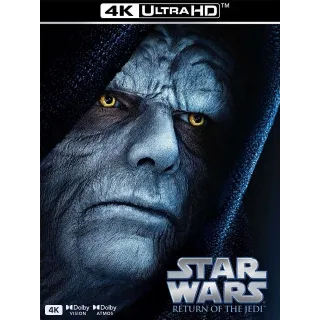 Star Wars: Return of the Jedi (Episode VI) iTunes 4k (ports to Movies Anywhere)