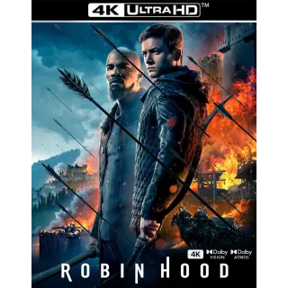 Robin Hood Vudu / iTunes 4k