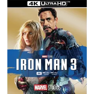 Iron Man 3 iTunes 4k (ports to Movies Anywhere)