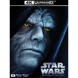 Star Wars: Return of the Jedi (Episode VI) Movies Anywhere 4k