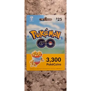 $25.00 Pokecoins 3,300