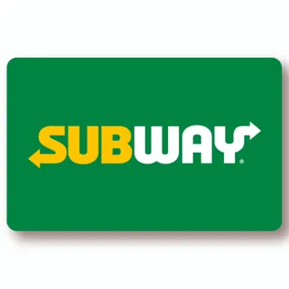 $25.00 USD Subway Giftcard