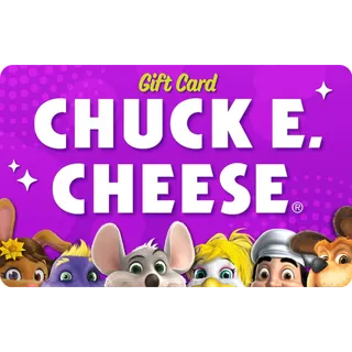 $30.00 USD Chuck e cheese Giftcard - ID1813 - (Read description)