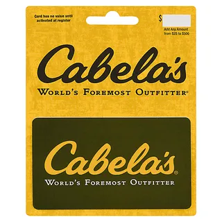 $50 USD Cabela's GIFTCARD