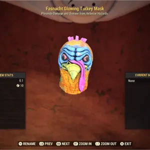 Glowing Turkey Mask