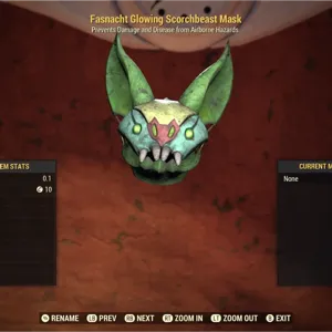 Glowing Scorchbeast Mask