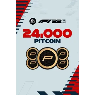 F1® 22: 24,000 PitCoin Xbox One/Xbox Series X|S Key GLOBAL