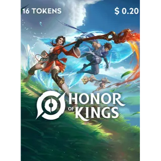 Honor of Kings - 16 Tokens (iOS/Android) Key GLOBAL