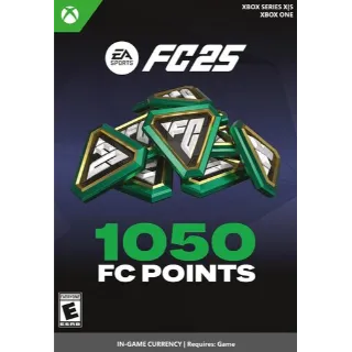 EA SPORTS FC 25 - FC Points 1050 (Xbox One/Xbox Series X|S) Key GLOBAL