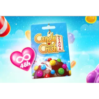 Candy Crush Gift Card - Gold Bars & 48h Unlimited Lives