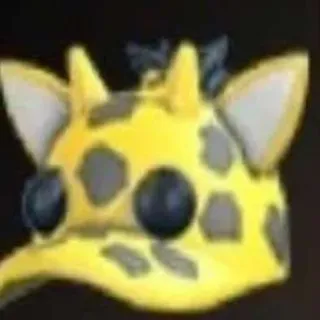 Giraffe hat giraffe back