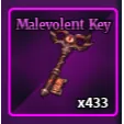 SAILOR PIECE - 400X MALEVOLENT KEY