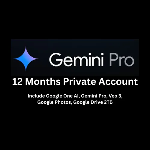 Google Gemini AI Pro 12 Months Subscription Private Account (Includes ...