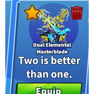 BLADEBALL DUAL ELEMENTAL MASTERBLADE