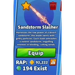 BLADE BALL SANDSTORM SLASHER 