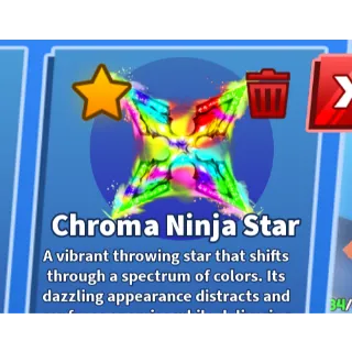 BLADE BALL - CHROMA NINJA STAR