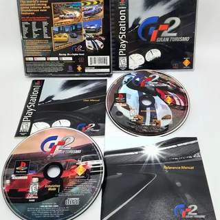 Gran Turismo 2 PS1 CIB Complete + Manuals Black Label PlayStation 1 - VGC Tested