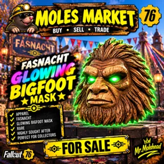 Glowing Bigfoot Mask
