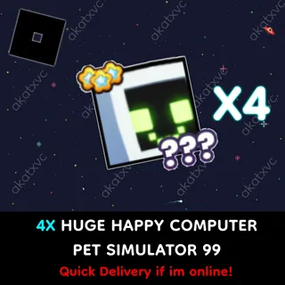 4X HUGE HAPPY COMPUTER | PS99