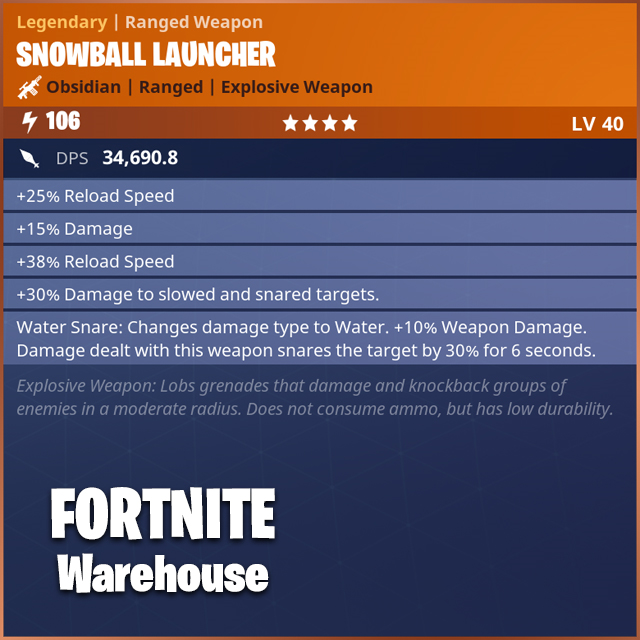 Fortnite 10x 106 Snowball Launcher Bundle Xbox One And Pc - fortnite 10x 106 snowball launcher bundle xbox one and pc