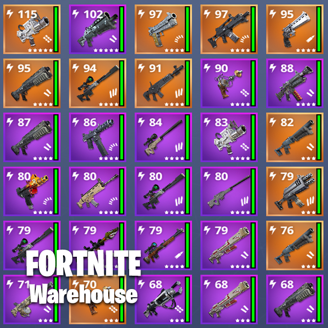 fortnite weapon bundle 1 32x high level guns xbox one and pc - all fortnite gun names