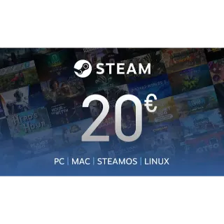  INSTANT DELIVERY 20€ Steam