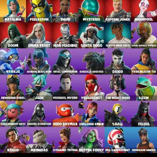 Fortnite 36 skins / STW