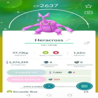 Pokémon GO HERACROSS