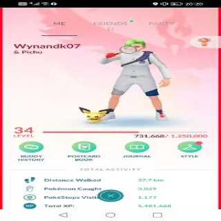 Pokémon GO Level 34