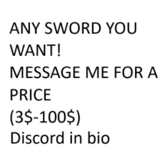 Buy any sword/explo/emote, msg me! (DONT BUY THIS)