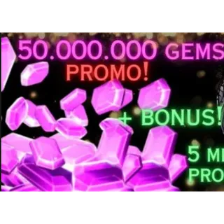 50m Deathball gems ROBLOX